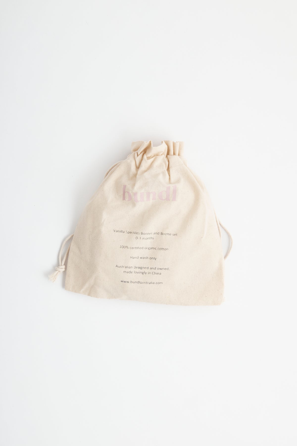 Bonnet & Booties Set - Vanilla Speckles
