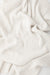 Organic Ribbed Blanket - Vanilla Speckles