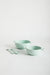 Wheat straw dinnerware set in Mint, -Set contains: 1 x large bowl, 1 x small bowl, 1 x spoon & fork