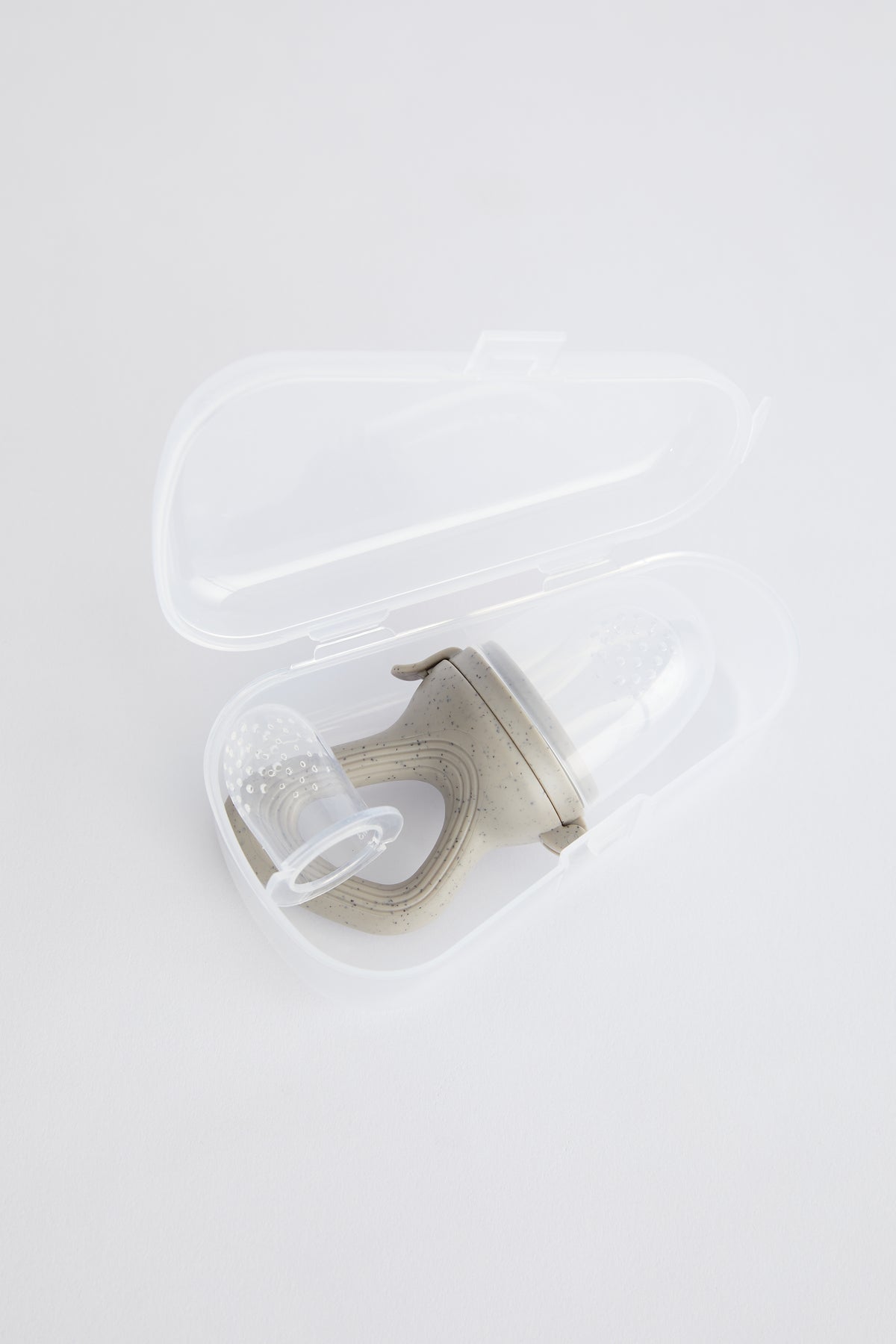 Silicone Fresh Food Feeder - Speckle Grey