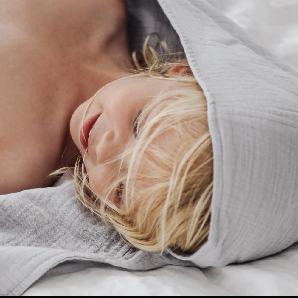 Organic Hooded Bath Towel - Mist