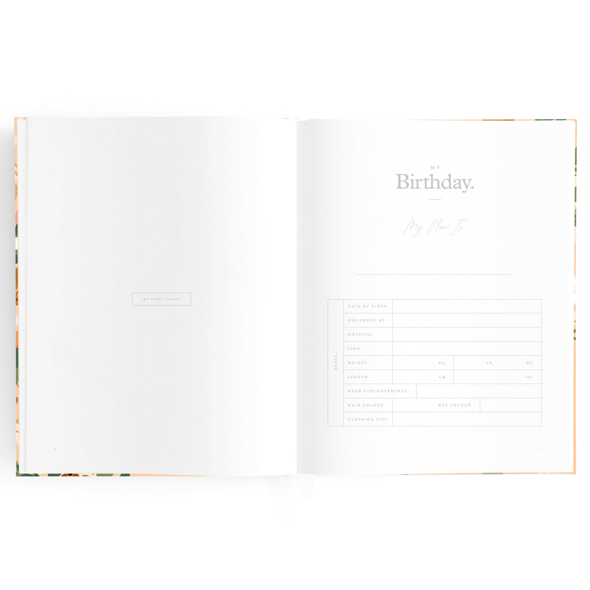 Baby Book - Floral