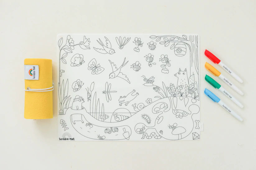 In The Garden Reusable Scribble Mat