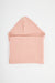Organic Hooded Bath Towel - Pink Clay