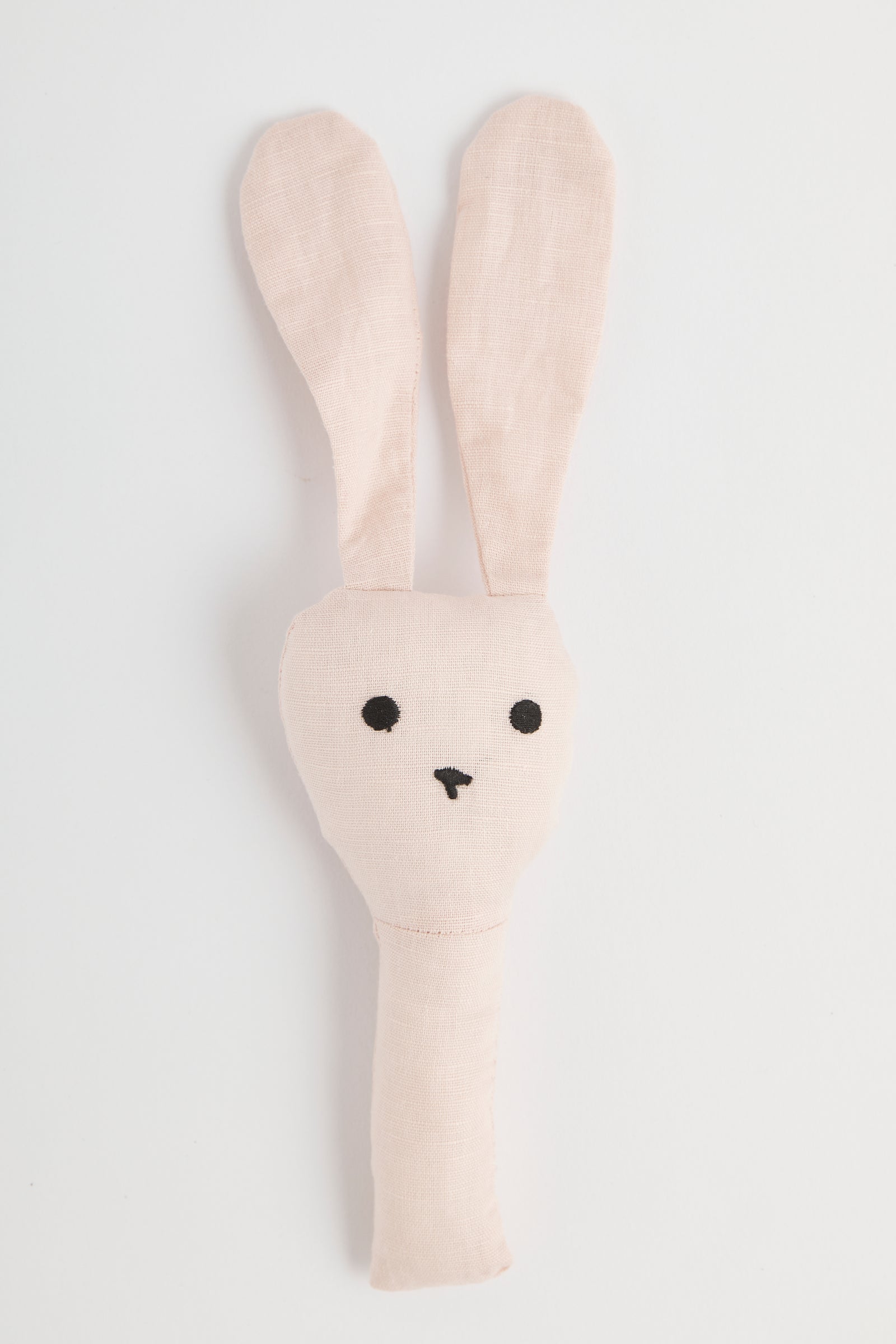 Linen Bunny Rattle - Musk
