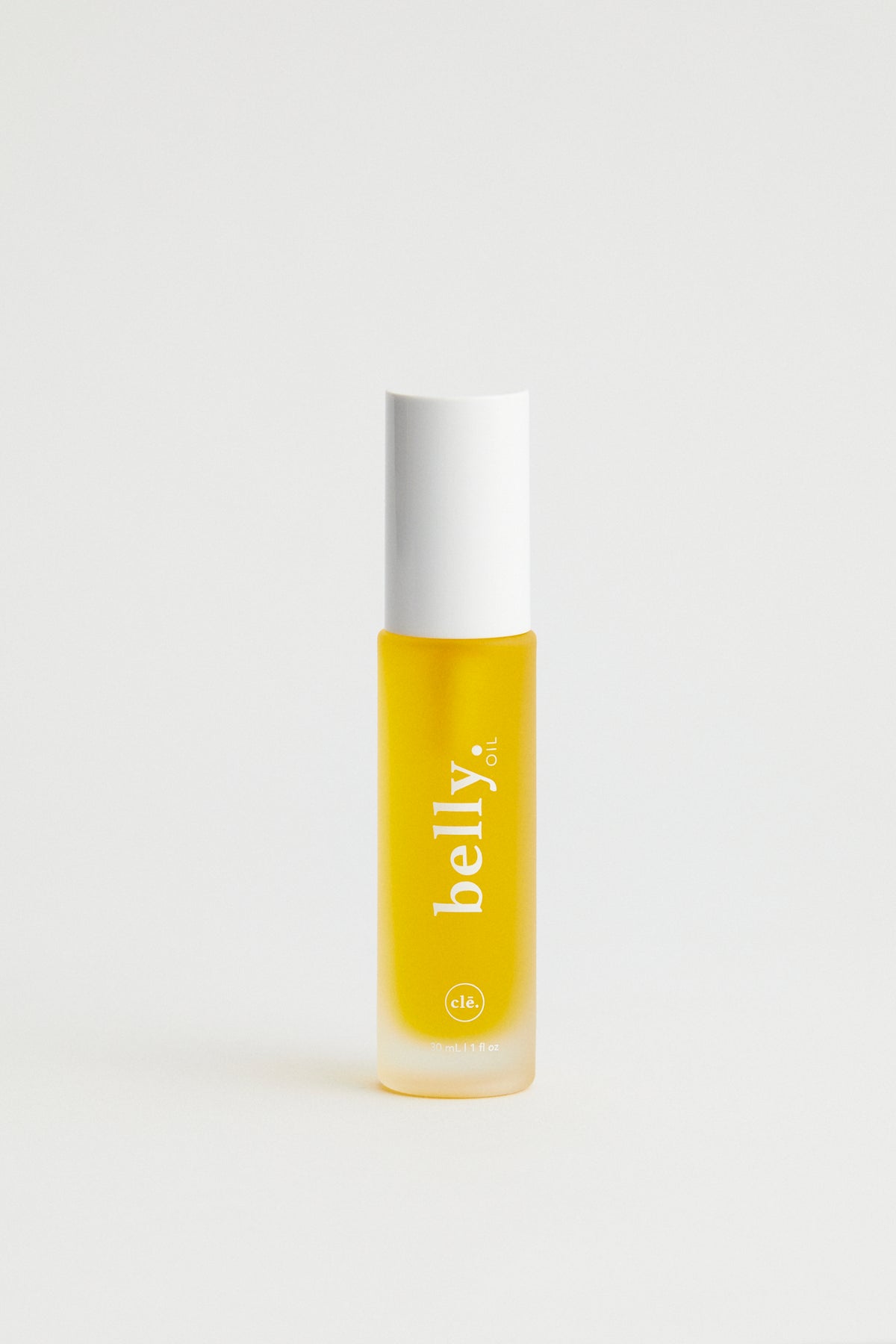 pregnancy belly oil in 30ml bottle. packaged in cylinder cardboard box