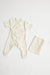 organic cotton short-sleeved jumpsuit. Kimono stye. packaged in drawstring bag