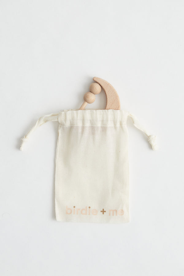 Beech Wood Baby Rattle - birdieandme