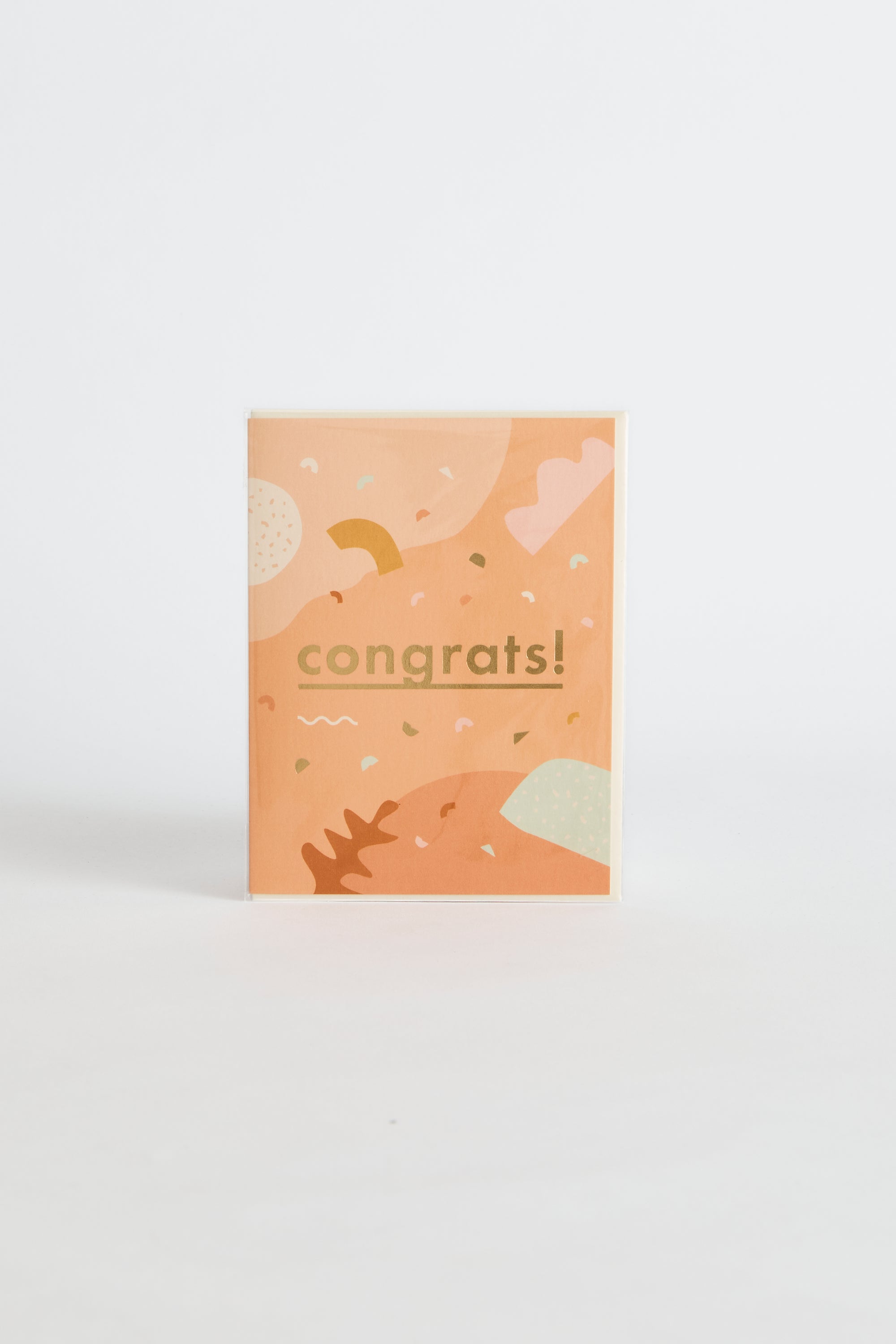 Congrats Abstract Greeting Card