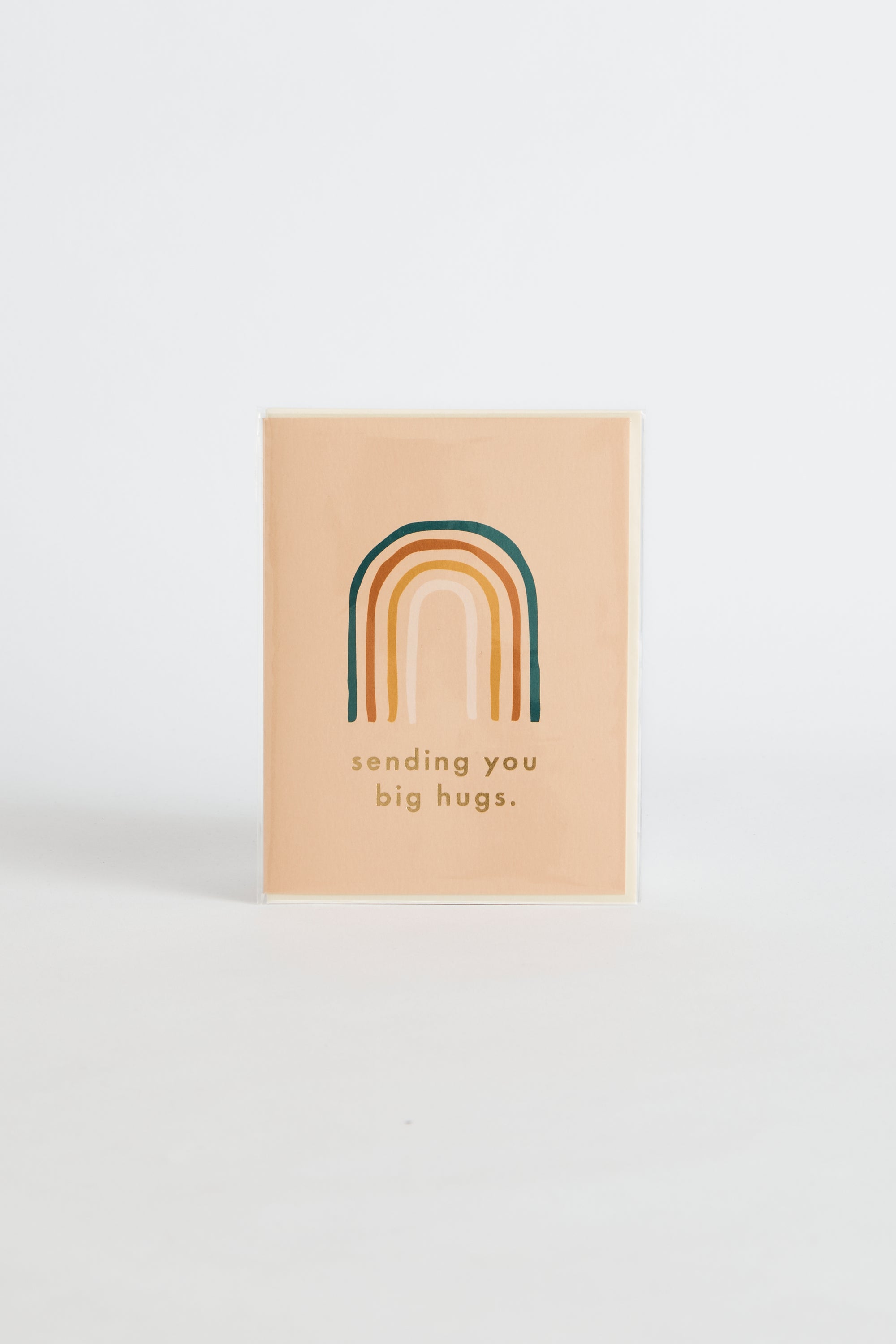 Big Hugs Rainbow Greeting Card
