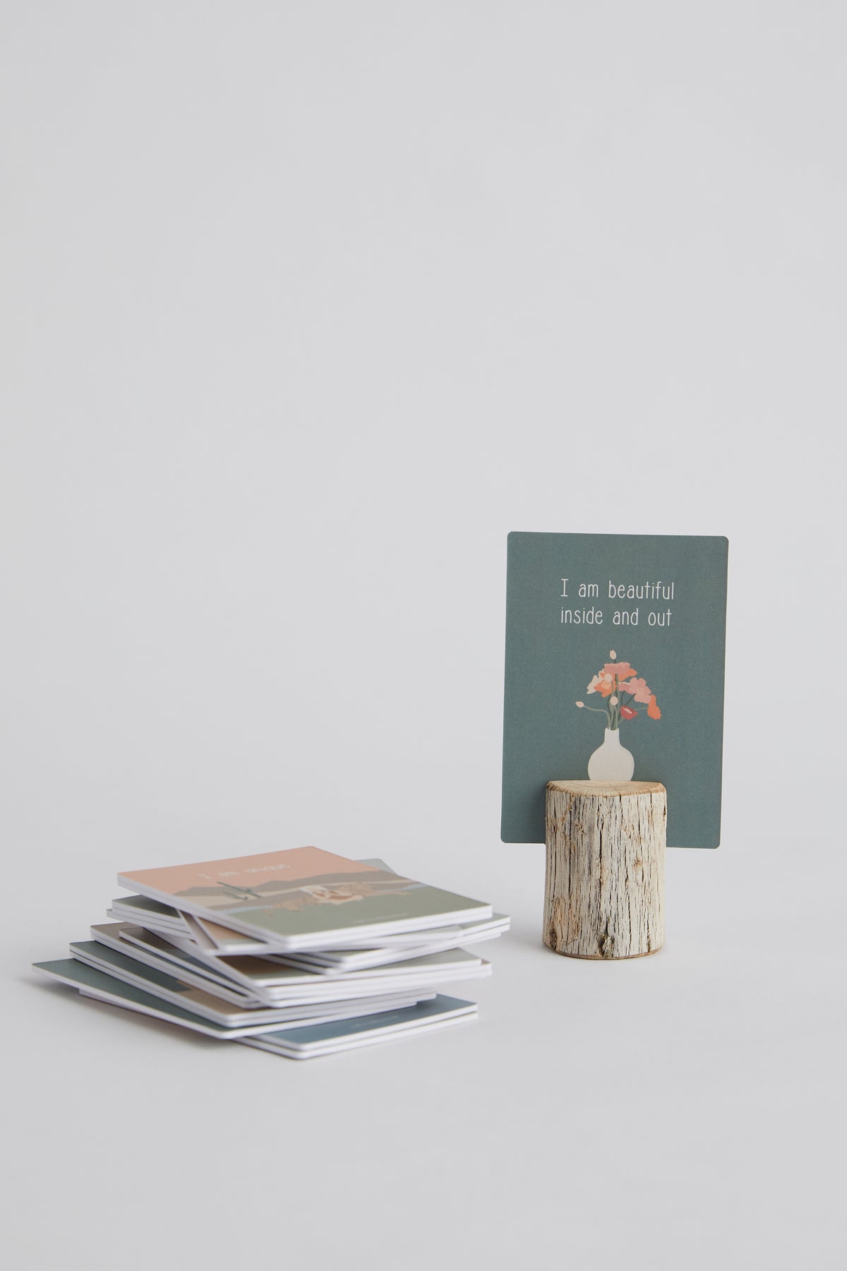 Affirmation memory card game