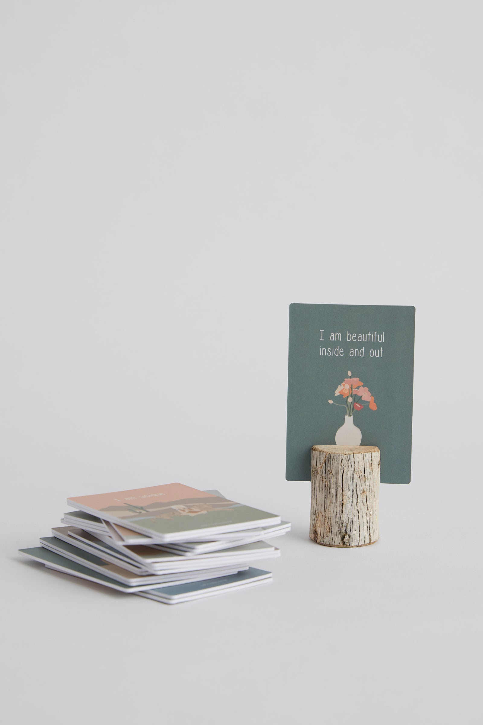 Affirmation memory card game