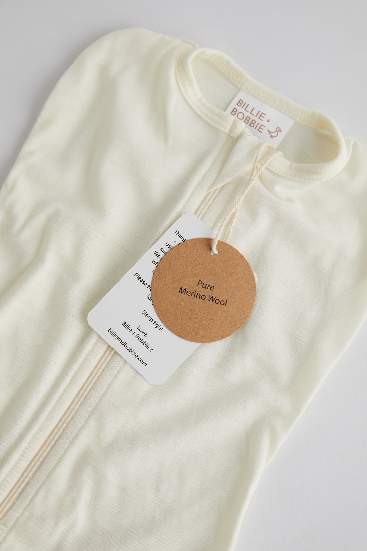 Joey Merino Wool Swaddle Sack - Natural