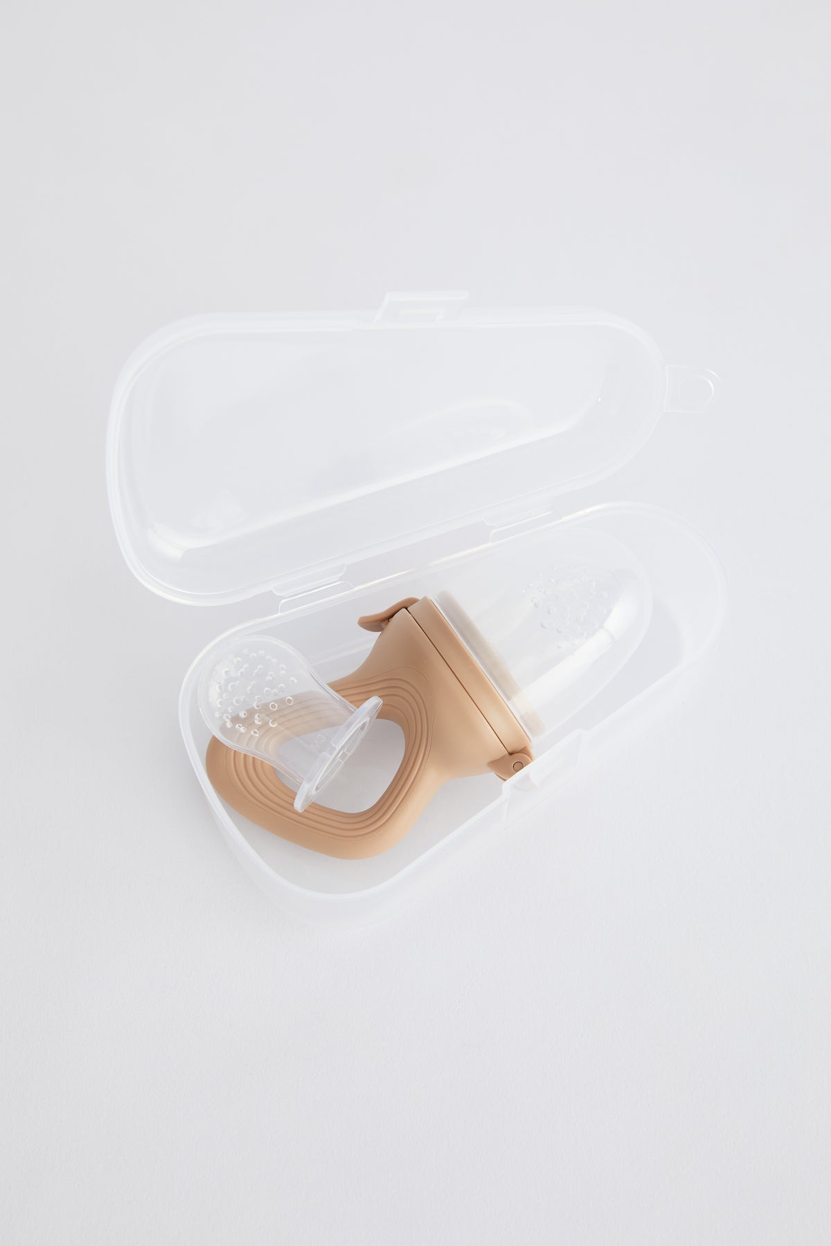 Silicone Fresh Food Feeder - Tan