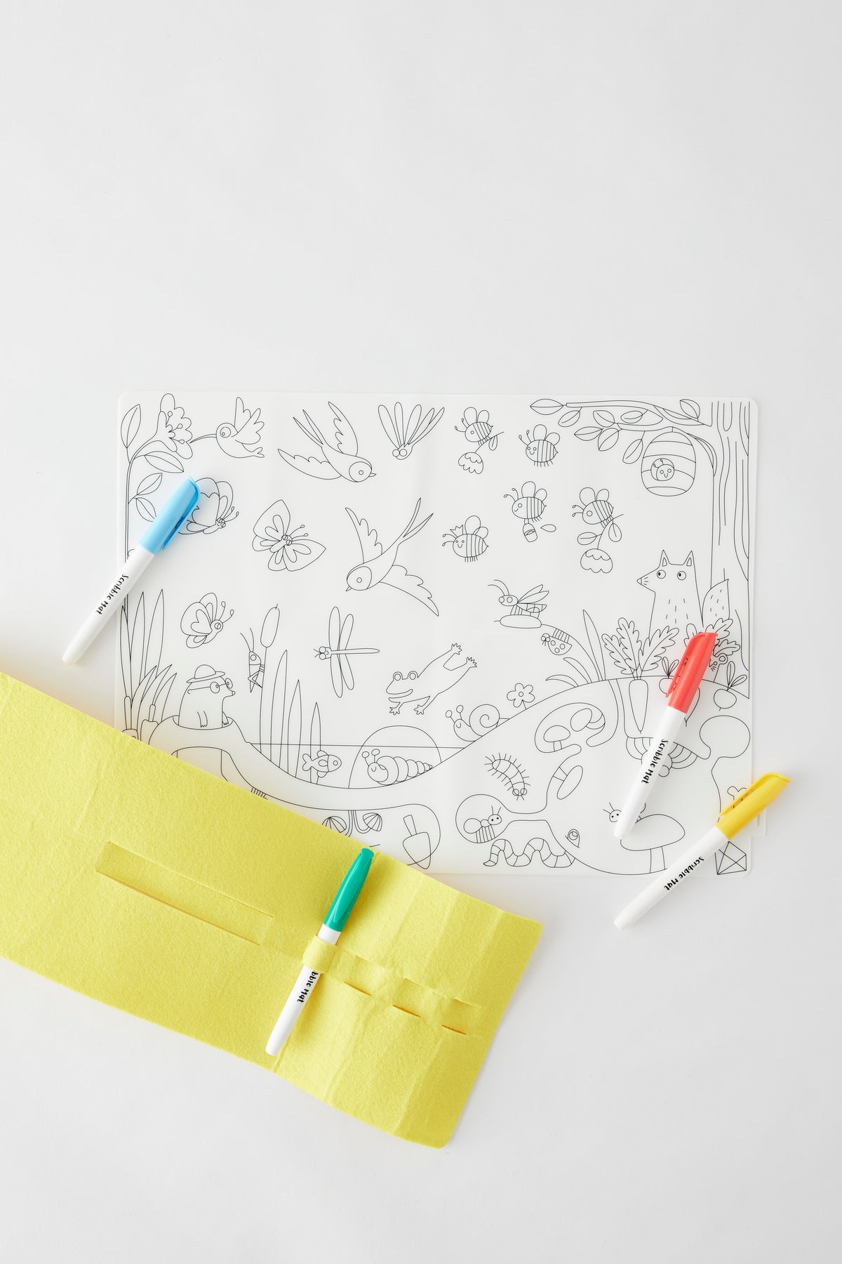 In The Garden Reusable Scribble Mat