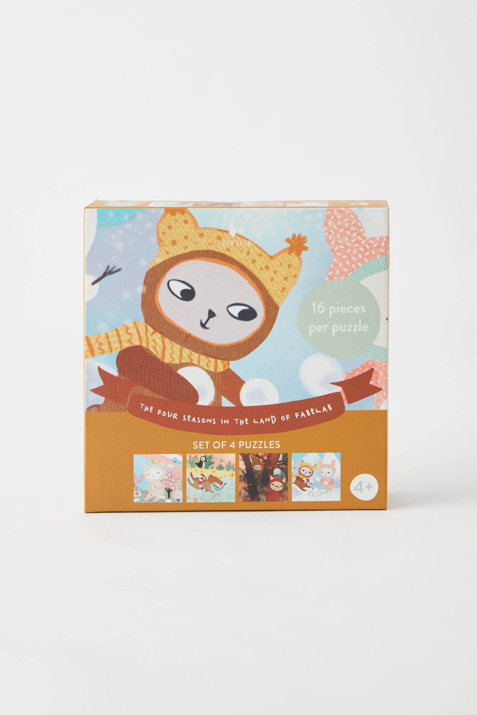 4 seasons puzzle - set of 4