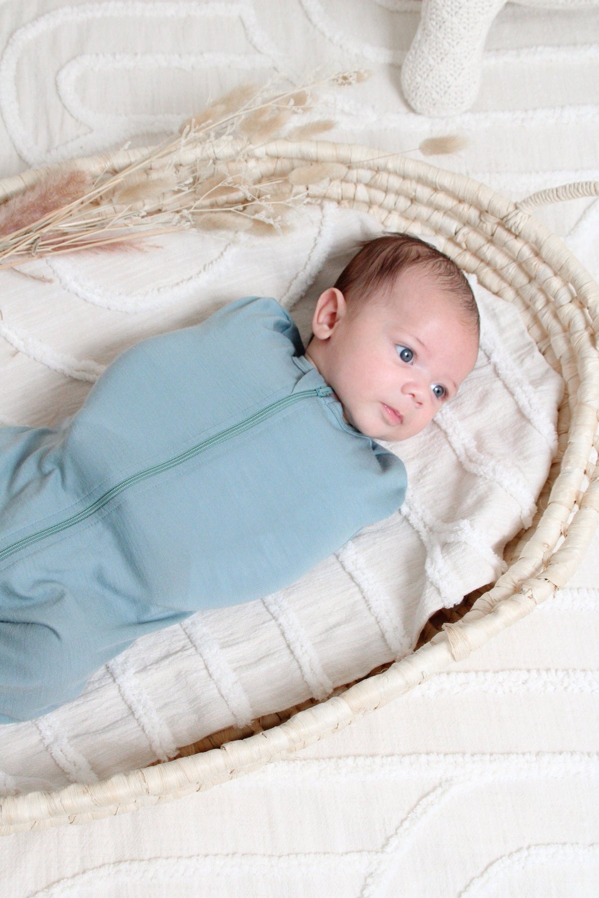 Joey Merino Wool Swaddle Sack - Eucalyptus